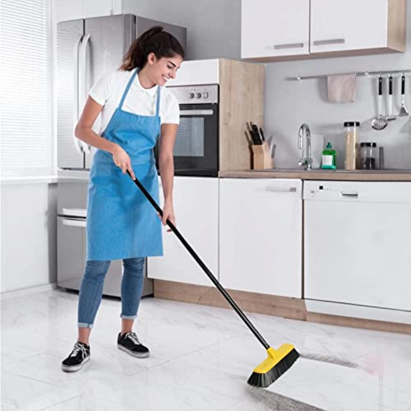 Push Broom with Long Handle Floor Brush 51. 6 Inch Soft Bristle Broom 12. 2\