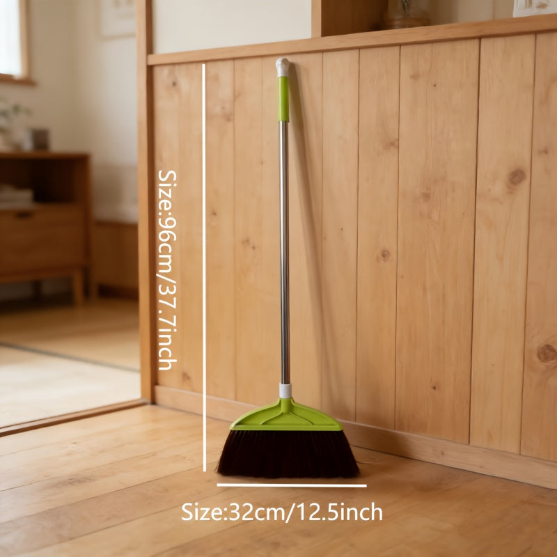 Handheld Broom with Soft Bristles, Household\u002FSchool\u002FOffice Use, Plastic Broom, High-Quality Sweeping Broom, Non-Stick Hair for Floor Cleaning