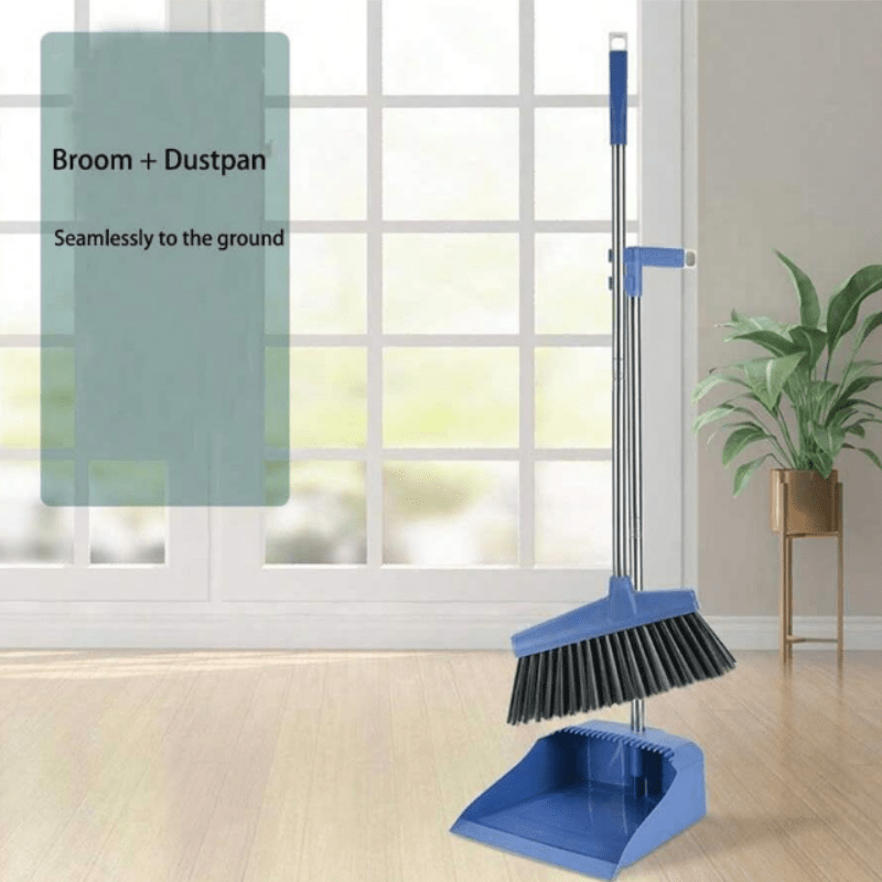 MiniSun Folding Broom and Dustpan Set | Portable and Convenient for Floor Cleaning