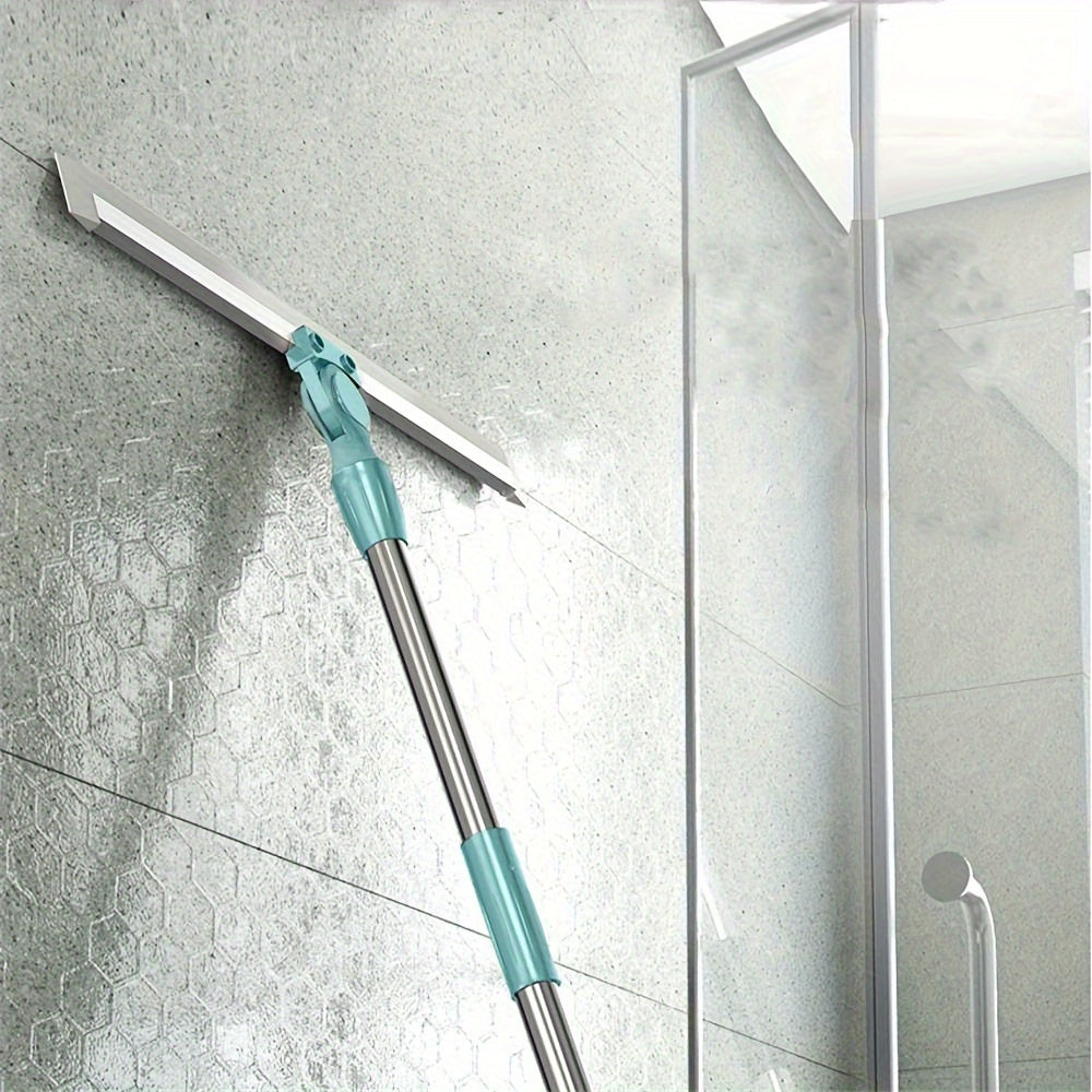 1pc Silicone Magic Wiper Toilet Scraper Broom - Multi-Use Floor Mop for Bathroom, Living Room, Bedroom, Glass - No Electricity Needed Household Cleaning Tool