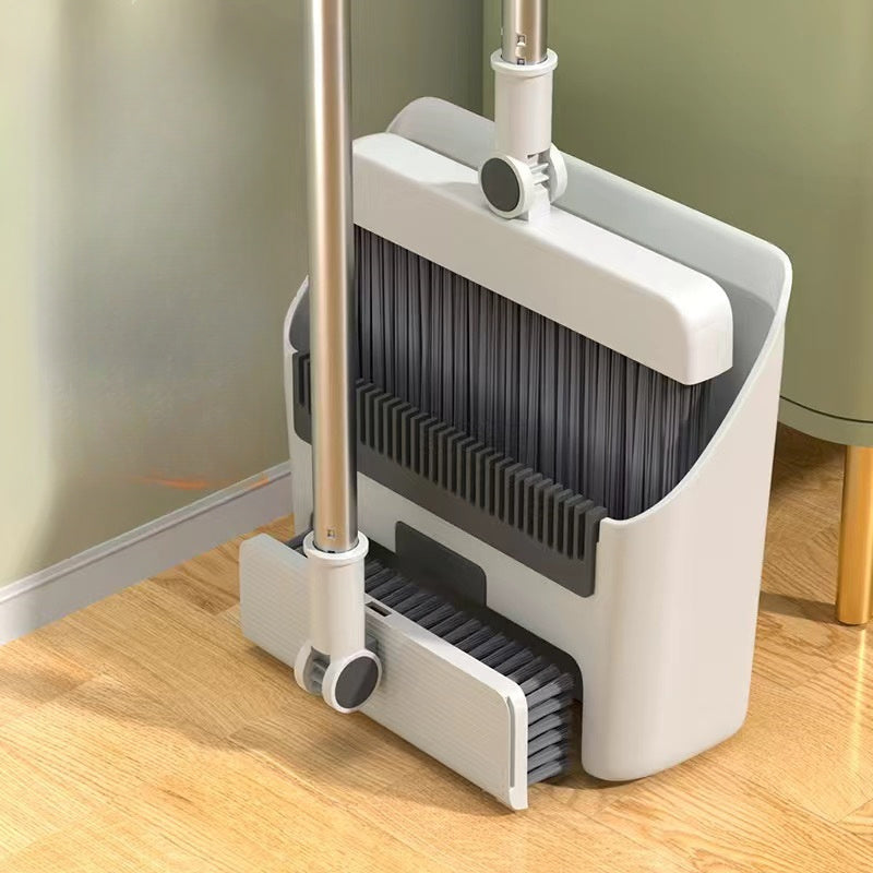A Household Set of Broom And Dustpan, Featuring a Soft-Bristled Broom That Doesn'T Attract Hair, Perfect for Sweeping And Cleaning