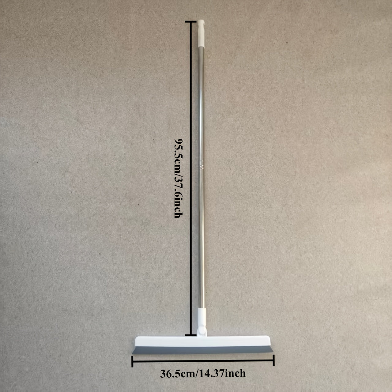 An Extra-Long Magic Broom with a Detachable Head, Double-Sided Silicone Brush, And a Durable Plastic Handle, Suitable for Hard Floors And Carpets, Effectively Removes Hair And Dust, Designed for a 180° Angle for Easy Storage, Perfect for Bathrooms