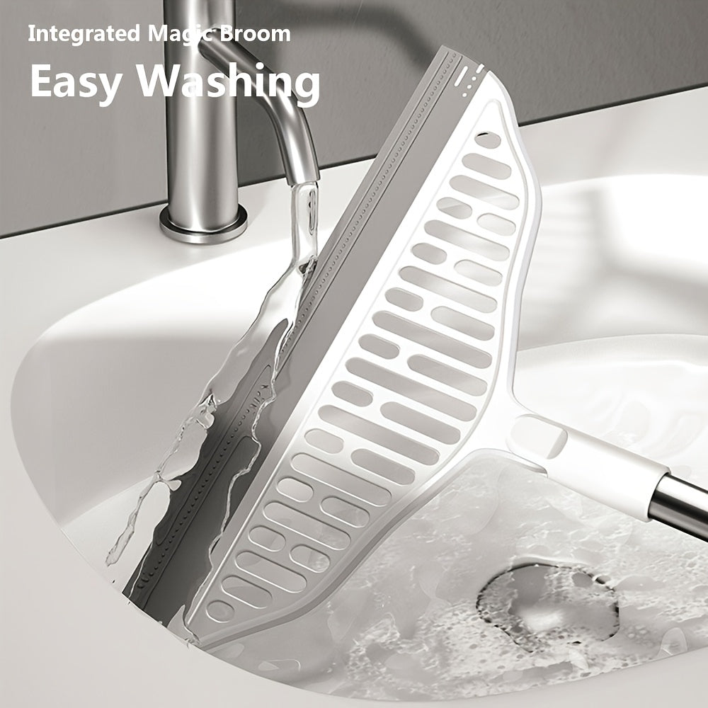 Multifunction Magic Broom, Rotatable Adjustable Cleaning Mop for Floor Cleaning, Sweeps Up Glass, Fine Dust, Revolutionize Your Cleaning Routine with This Multifunctional Magic Broom!