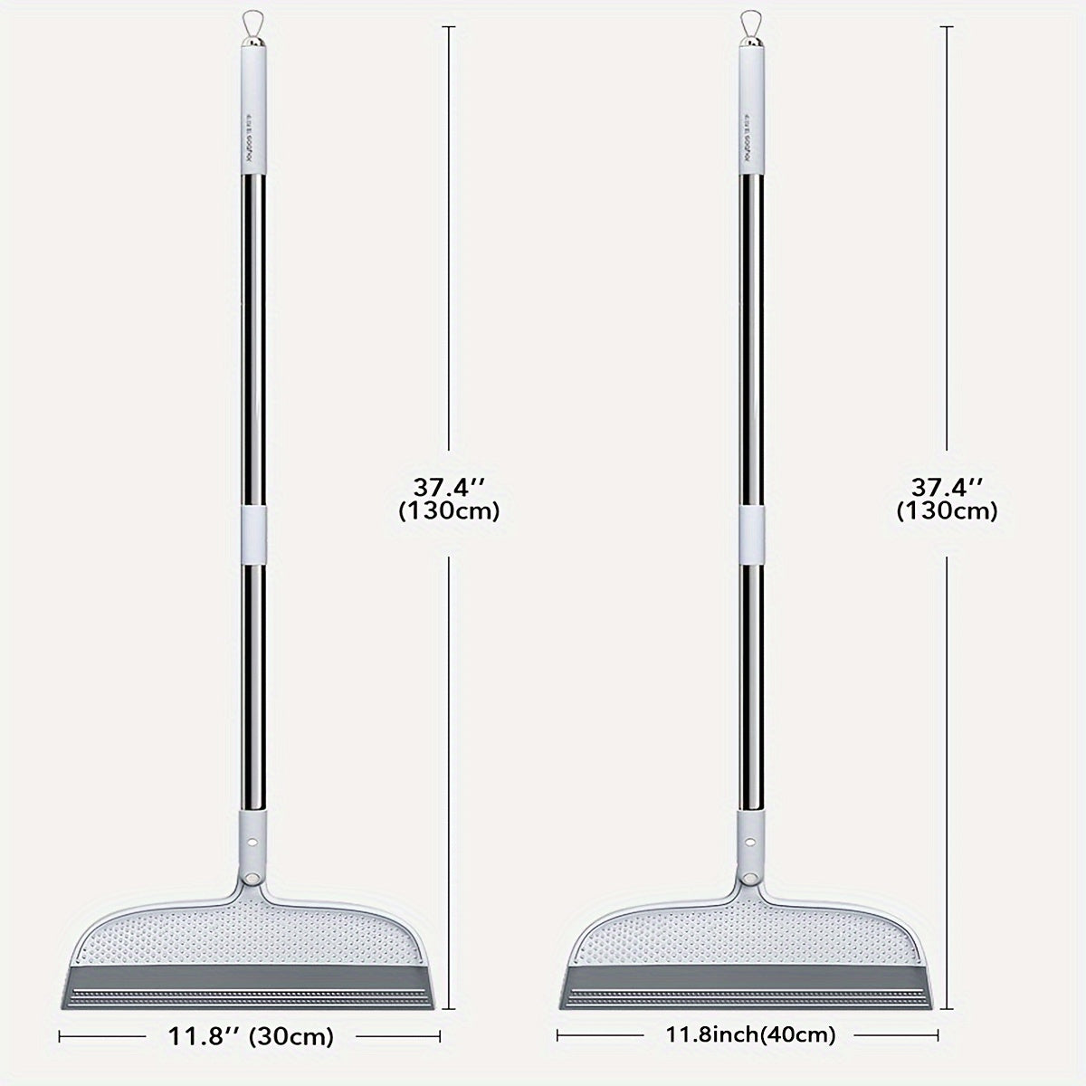 Multifunction Magic Broom, Household Silicone Wiper Floor Squeegee Non-Stick Hair Sweeping Tool 4 In 1 Adjustable Floor Scraping Sweeper For Bathroom, Window, Kitchen, Tile Floor Cleaning (Grey)