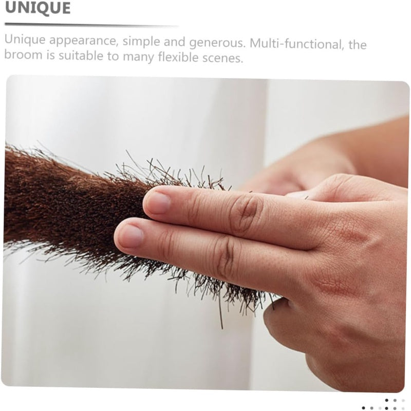 Palm Broom with Soft Bristles for Bed and Sofa Cleaning Small Handheld Dust Brush with Sling for Portable Use and Easy Storage Ideal for Household Dust Removal