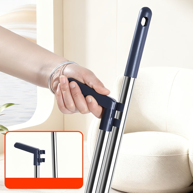 1set, Long Handle Broom And Dustpan Set, Household Broom Cleaning for OfficeHome Kitchen Lobby Floor Use, Upright Standing Dustpan Broom Set,Sweeping Office Kitchen Wood Flooring Pet Hair, Christmas standing dustpan Hair Removal