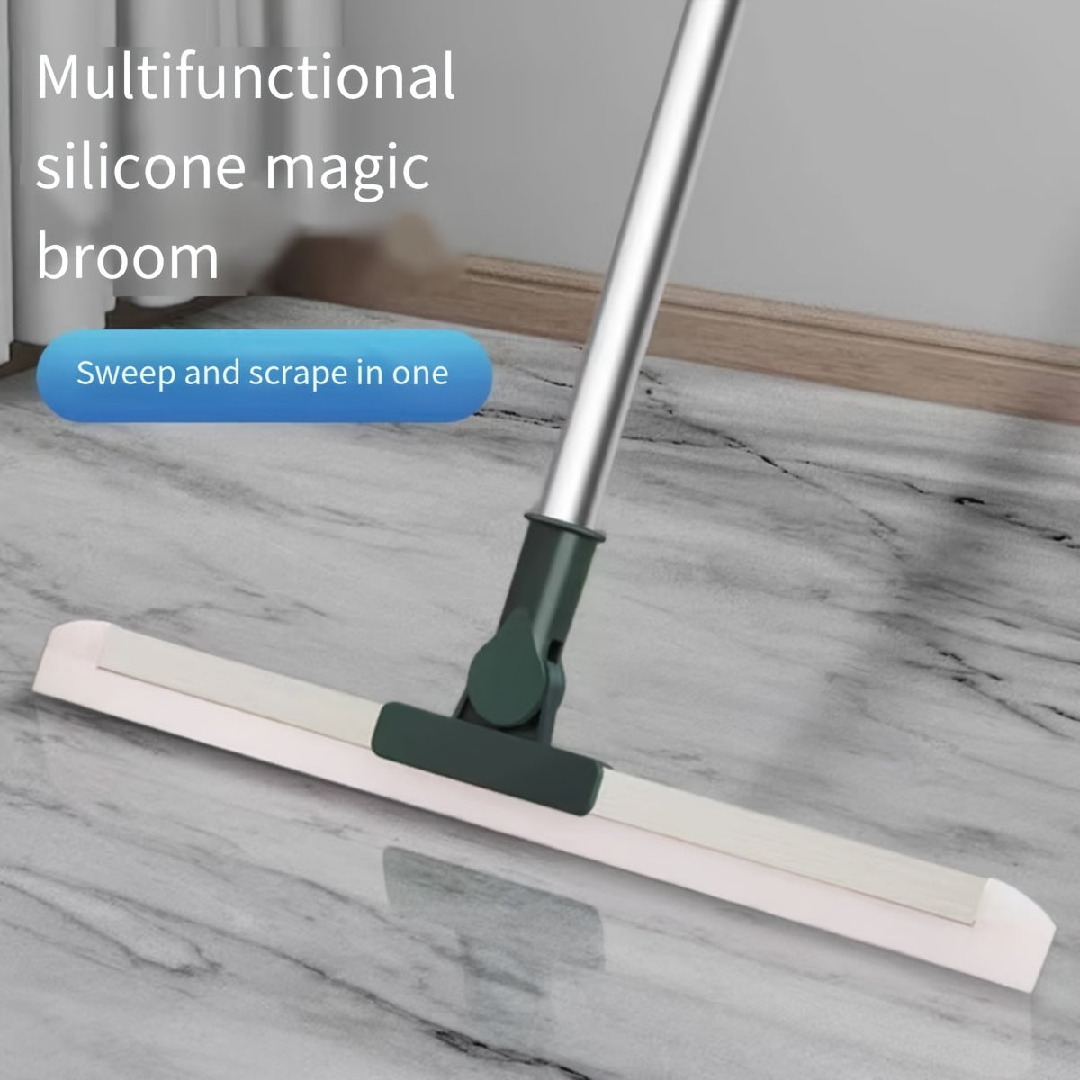 Magic Broom for Home Use, Suitable for Cleaning Bathroom And Floor, Combines Sweeping, Mopping, And Squeegeeing with a Design