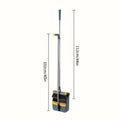 Household Broom and Dustpan, Thickened Folding Dustpan, Extended Handheld Dust-cleaning Broom. Suitable for Living Room and Kitchen Floors, Household Items, Cleaning Tools.