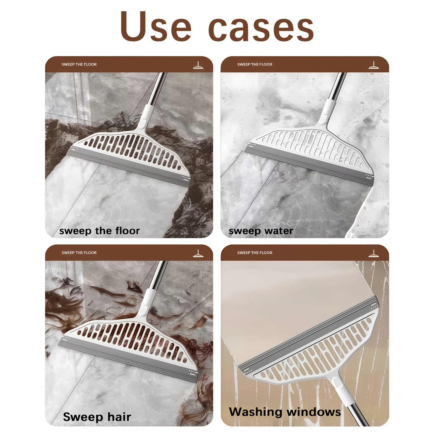 Multifunction Magic Broom, Rotatable Adjustable Cleaning Mop for Floor Cleaning, Sweeps Up Glass, Fine Dust, Revolutionize Your Cleaning Routine with This Multifunctional Magic Broom!